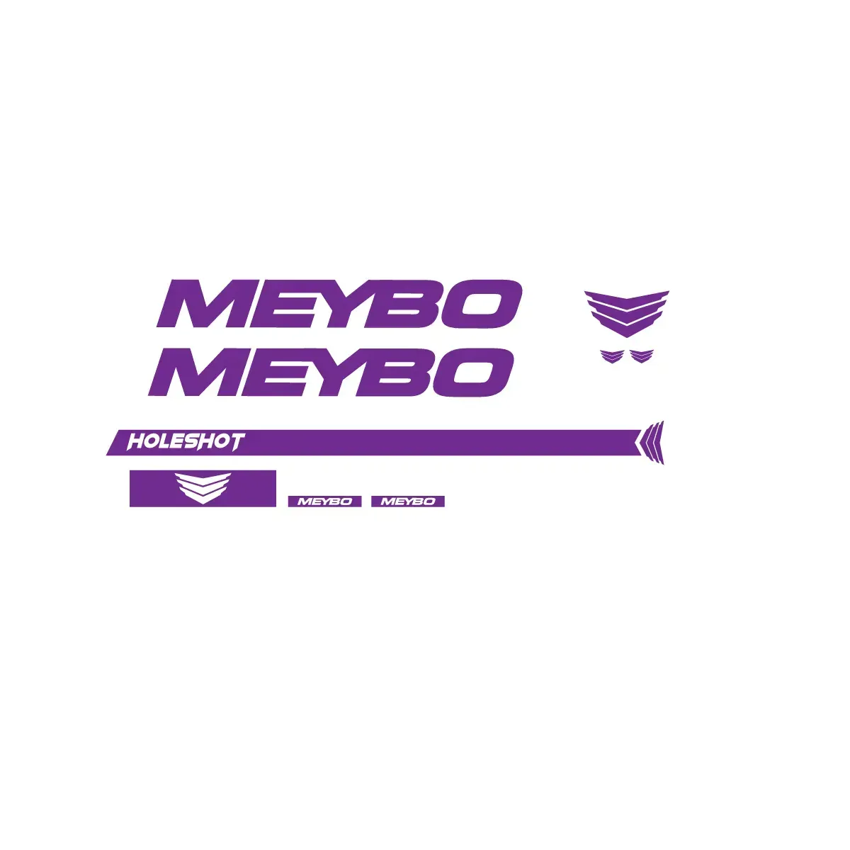 Meybo Holeshot Decal Kit Purple